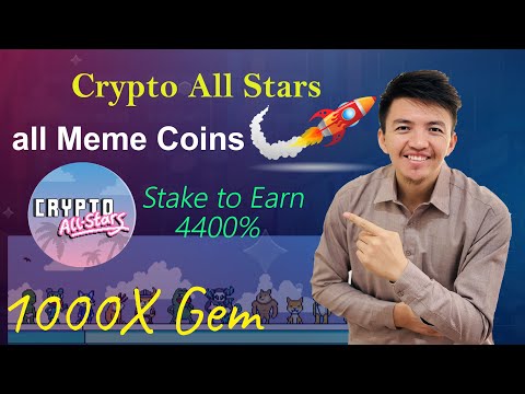 All Meme Coins Under one Presale | Crypto All Stars Presale | Stake all Meme Coins to Earn 4400%