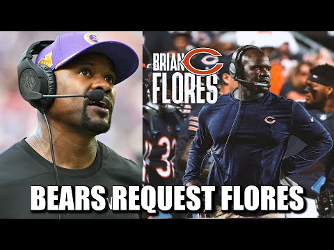 Bears Request to Interview Vikings DC Brian Flores for Head Coach Opening