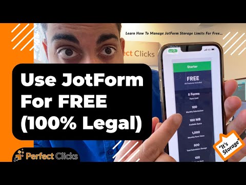 JotForm Tutorial - FREE Pricing Version Available With Form Storage Limits!