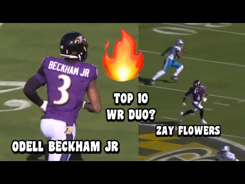 Odell Beckham Jr & Zay Flowers GO OFF! 🔥😳 Ravens Vs Lions 2023 highlights