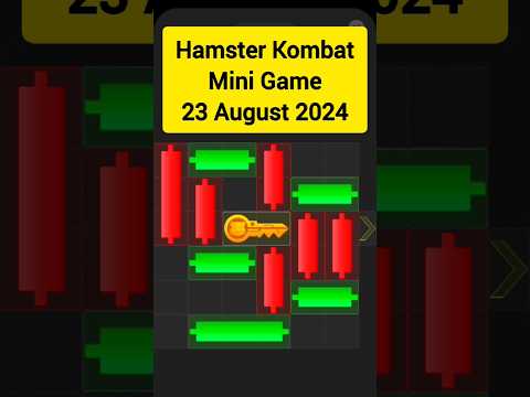 Hamster Kombat Mini Game 23 August 2024 #hamsterkombat #minigame