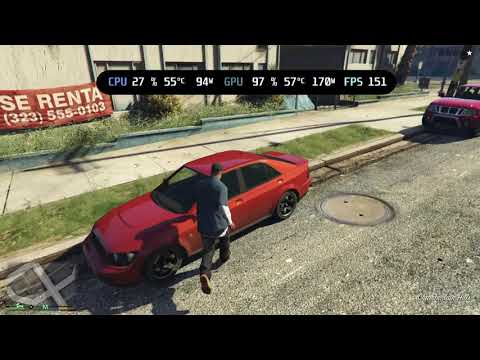 GTA 5 Benchmark : i7 13700KF + Asus Dual RTX 4070