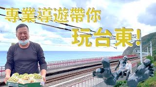 台東玩什麼EP3 (加路蘭海岸 三仙台 比西里岸 巴茲海岸天空之鏡 富岡漁港聯發魚行 臺東國際地標向陽樹 太麻里鄉鳳梨釋迦 海灣黃金果觀光莊園 多良觀光火車站 千禧曙光紀念園區)