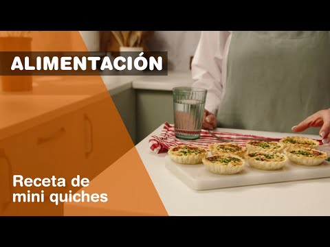 Receta de mini quiches con Masa quebrada-brisa