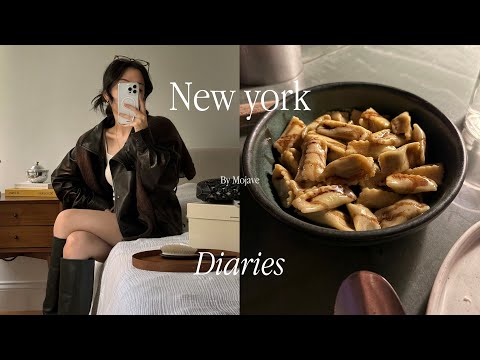 New York Vlog 🗽 Fall Fashion Haul | A Week of Little Joys [Eng sub]