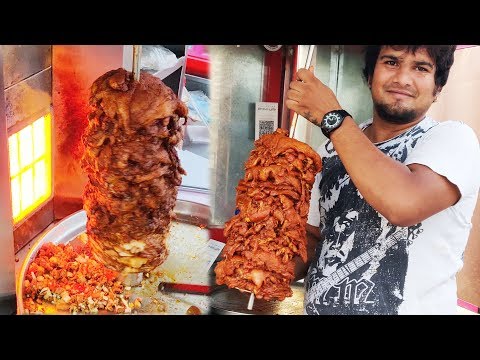 Chicken Shawarma Rolls at Idl Lake Hyderabad Street Food | Famous Chicken Shawurma | Roadside Food