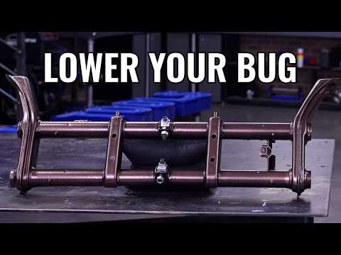 Lower Your Bug! - VW Beetle Weld In Adjustable Ball Joint Beam