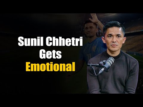 Sunil Chhetri Gets Emotional During the Show