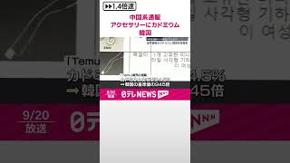 【韓国当局が発表】中国系通販サイトのアクセサリーから基準値大幅超のカドミウム  #shorts