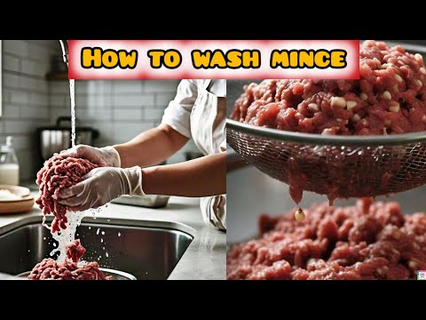 How to Wash Mince Properly| Mince Washing| Mince Cleaning|Washing Mince| How to wash Keema #mince