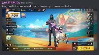 BOT DESBANINDO CONTAS FREE FIRE UPDATE 💜