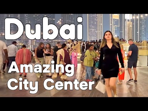 Dubai 🇦🇪 Amazing Burj Khalifa, City Center [4K] Walking Tour