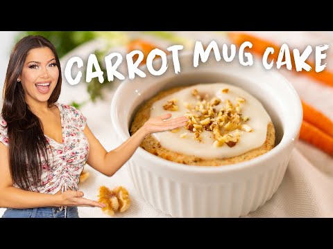 90 SECOND CARROT MUG CAKE