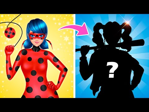 From Ladybug to Harley Quinn! Extreme Makeover