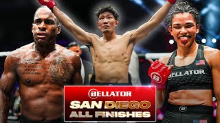 SIX SUPER FINISHES! 💥 All fight finishes from Bellator San Diego