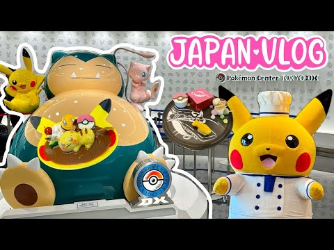 LET'S GO TO THE POKEMON CAFE TOKYO! Sanrio Store, Nakano Broadway, Pokemon Center DX | Japan Vlog