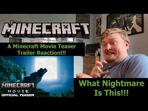 What Nightmare is This!!! A Minecraft Movie Teaser Trailer Reaction!!!!