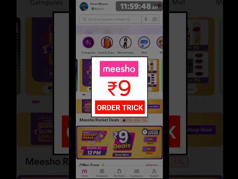 meesho new 9 rupees offer || meesho new sale today || meesho 9 rs sale trick || #shortsvideo #short