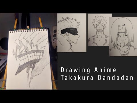 Menggambar anime Takakura Dandadan #anime #drawing