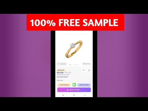 100% Free Ring Sizer | Free Sample | free sample today