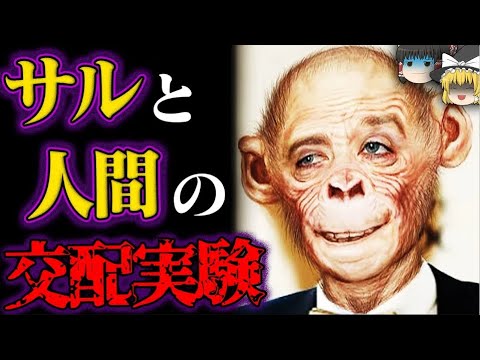 【ゆっくり解説】人間とチンパンジーのハーフ を生み出した実験がヤバすぎる・・・