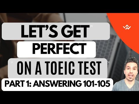 Do BETTER at TOEIC: Let's do a test together!  Do 5 questions a week and improve your TOEIC score!