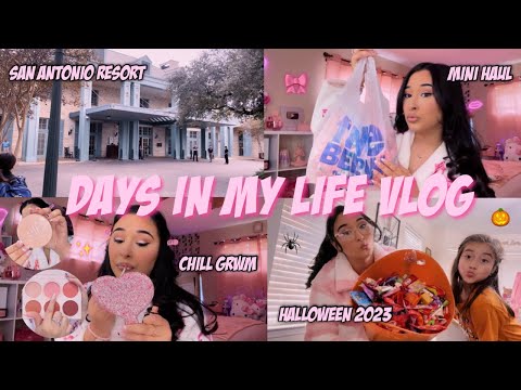 DAYS IN MY LIFE VLOG: San Antonio trip, Halloween 2023, five below haul, & bloom update