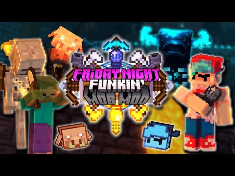 Friday Night Funkin' MOB MOD + Cutscenes & Extras (FNF Mod/Minecraft)