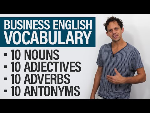 Improve Your Business English Vocabulary: 40 PROFESSIONAL ENGLISH WORDS