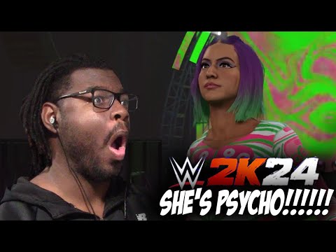 SHE'S PSYCHO!!!!! | WWE 2K24 MY RISE UNLEASHED EP. 4