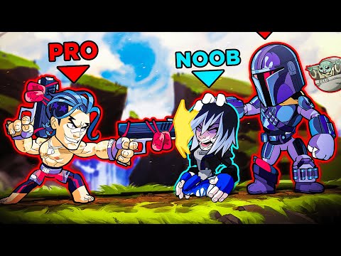 We Made EVERYONE Look Like NOOBS in Brawlhalla Ranked!