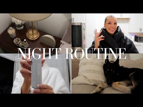 night routine vlog: cleaning the house [closing shift], skincare, journaling + more