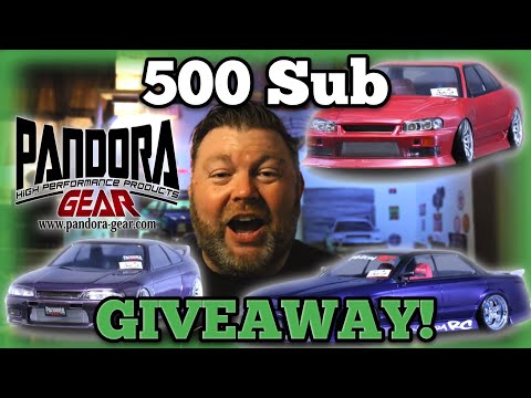 500 Subscriber GIVEAWAY Win a Pandora RC Skyline Drift Body!