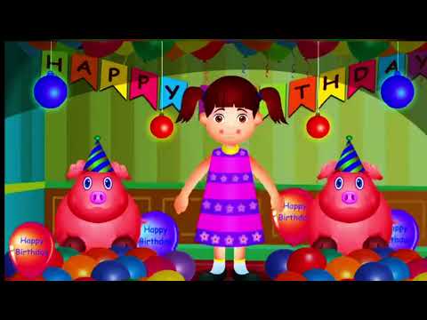 HAPPY BIRTHDAY SONG FOR KIDS||NURSERY RHYME FOR KIDS||SRIKIDSPLAYLAND!