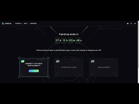 Free Airdrop for All Twitter Users. Fairfun Airdrop Guide