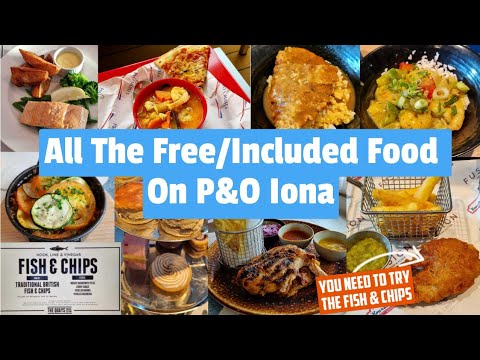 P&O Iona - Eating Our Way Around The Ship! Showing You The Free/Included Restaurants On Board