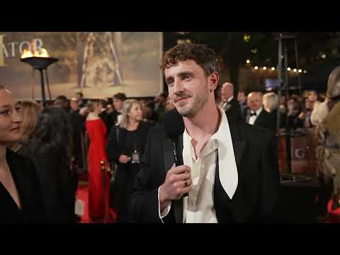 Gladiator II London Premiere - itw Paul Mescal (Official video)