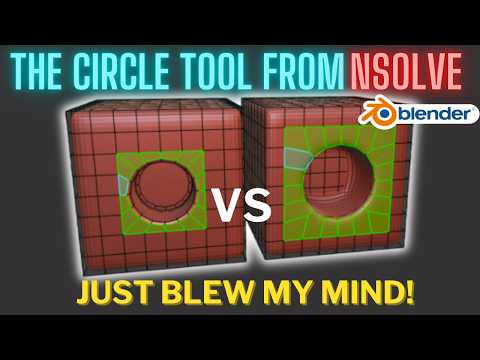 The nSolve circle tool for Blender just got even better!