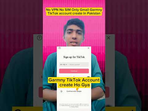 How To Make Garmny TikTok Account in Pakistan | Garmny TikTok Account Kaise Banaye |Make Without VPN