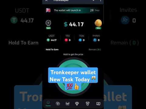 Tronkeeper wallet New task today|Tronkeeper New task today| Tronkeeper #tronkeeper #airdrops