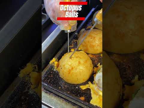 Octopus balls in street #streetfoodlover