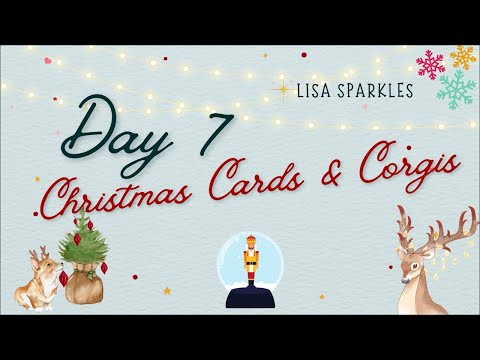 Vlogmas 2022 Day 7 | Christmas cards, corgis, and making a card display