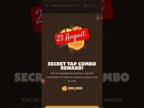 23 August Memefi daily secret combo today #memefi