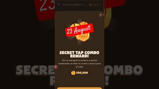 23 August Memefi daily secret combo today #memefi