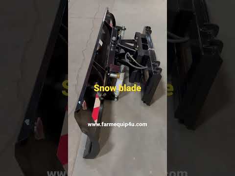 Snow blade for tractor front end /skid steer hitch