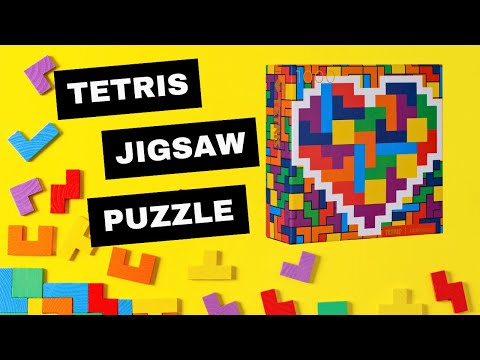 TETRIS - A Jigsaw Puzzle of a Puzzle Video Game by Blue Kazoo #puzzle #tetris