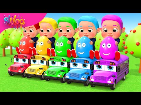 Surprise Eggs Kids Song | Colorful Eggs | BluLoo Nursery Rhymes & Kids Songs