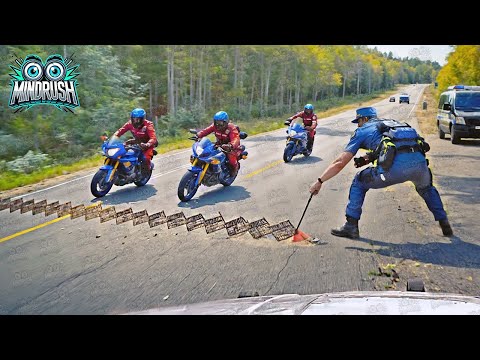 Jaw-Dropping Motorcycle Police Chases Caught on Dashcam So Crazy You’d Think They’re Fake! #1