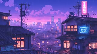 Nostalgic Lofi Hip Hop Beats 📼 1980s & 90s Retro Vibes & Japanese Town Ambience 🌆 Lofi Rain Playlist