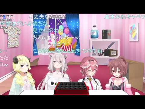 【コメ付き】血まみれキャベツをみせつけるころね【ホロライブ切り抜き】【 #戌神ころね #鷹嶺ルイ #獅白ぼたん #角巻わため  】